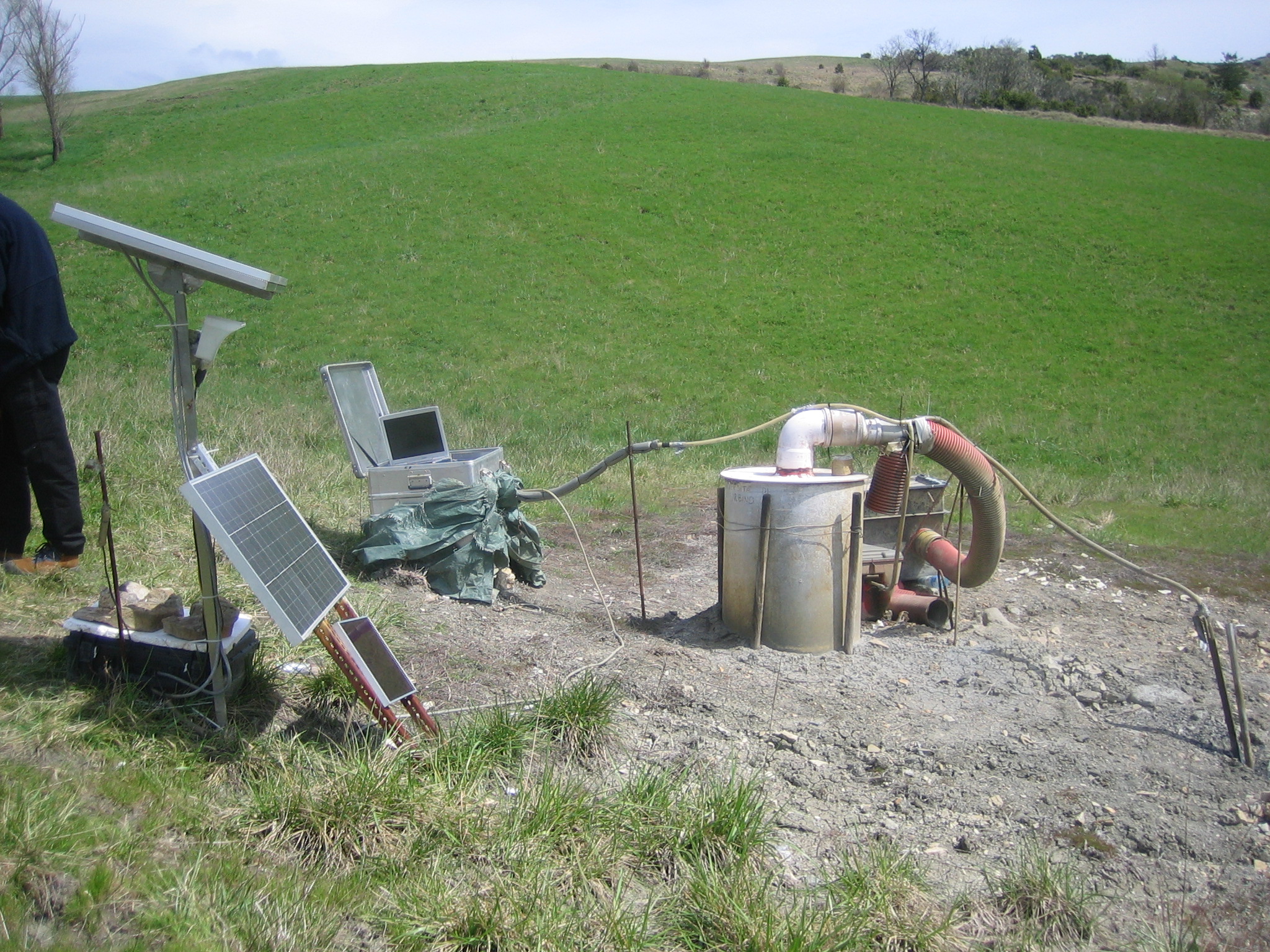 Messstation zur Gasflussmessung
